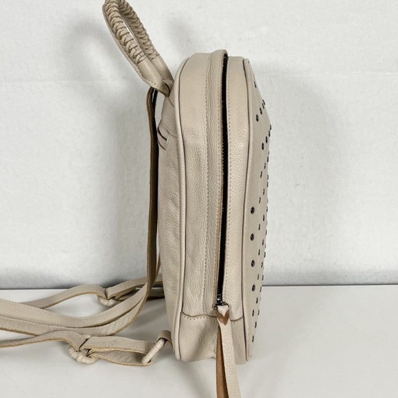 Anthropologie Cleobella Clarence Backpack Leather Ivory Studded main image 9